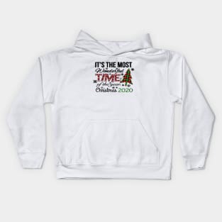 Christmas 2020, Most Wonderful Time Of The Year 2020, Matching Family Christmas Kids Hoodie